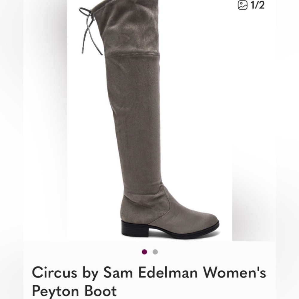 Sam Edelman Women's Taupe Over-the-Knee Boots sz 9